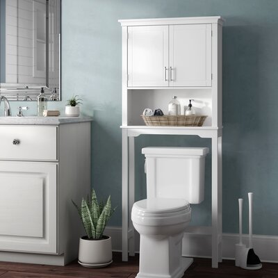 White Over-the-Toilet Storage You'll Love in 2020 | Wayfair